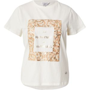 ZABAIONE Shirt 'Li44nne'  goud / oranje / pasteloranje / offwhite