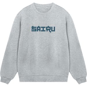 F4NT4STIC Sweatshirt 'Koi Fish Japan Streetstyle'  aqua / grijs gemêleerd / petrol