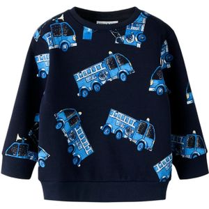 NAME IT Sweatshirt 'NMMRADIM'  azuur / pastelblauw / donkerblauw
