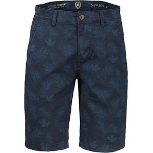 Korte Broek - Bloemenprint - Regular Fit - Ritssluiting - 5-Pocket