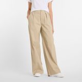 New Balance - Boylston - Bandplooibroek - Taupe - High Waist