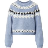 Awtillie - Gebreide Pullover - O-hals - Lange Mouwen - Relaxed Fit