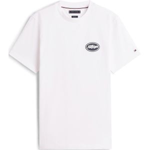 TOMMY HILFIGER Shirt 'SERVICE STATION'  ecru / navy / rood