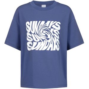 Mey Shirt 'Solid Love'  donkerblauw / wit