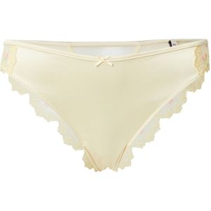 ETAM Slip 'REVEUSE'  pasteelgeel / grasgroen / pastellila / framboos