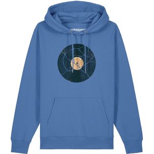 Watapparel Sweatshirt ' Broken Vinyl '  blauw / geel