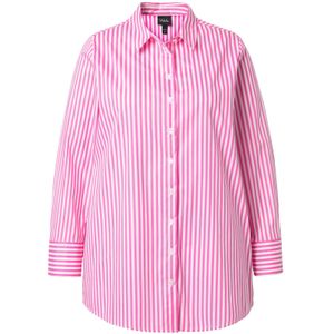 Ulla Popken Blouse  lichtroze / wit