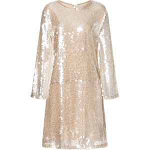 Ana Alcazar Cocktailjurk 'Abda'  beige