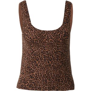 GAP Gebreide top 'CASHSOFT'  bruin / zwart