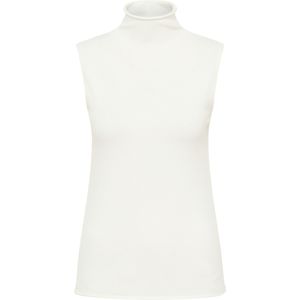 DreiMaster - Klassik Top - Natuurwit - Mouwloos - Slanke Pasvorm