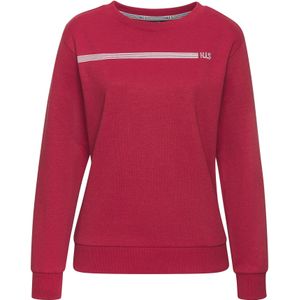 H.I.S - Sweatshirt - Rood - Met Logoprint - Lange Mouwen