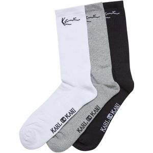 Karl Kani Sokken  grijs gemêleerd / zwart / wit