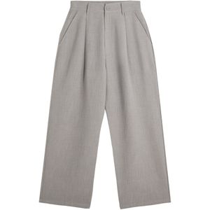 Bershka Bandplooibroek  grijs gemêleerd