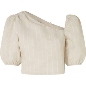 Pepe Jeans Blouse 'MATI'  sand / wit