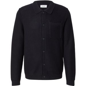 JOOP! Jeans Gebreid vest 'Vincenor'  zwart