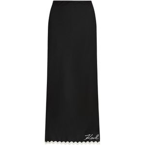 Karl Lagerfeld Rok  zwart / wit