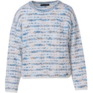 KOROSHI Trui  beige / blauw / wit