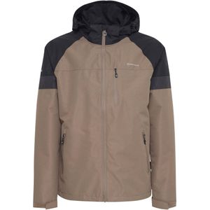 North Bend Functionele jas 'Tompkins'  grijs / aardetinten / zwart