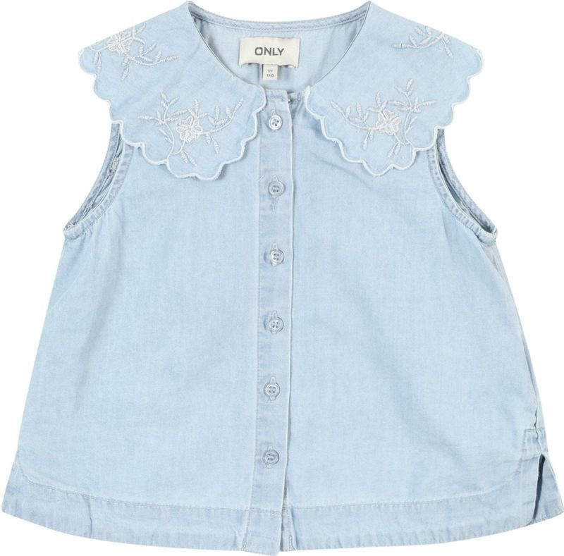 ONLY MINI - Top - Mouwloos - Relaxed Fit - Geborduurd Detail