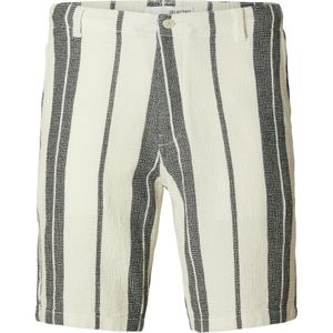 SELECTED Broek 'West'  groen / offwhite