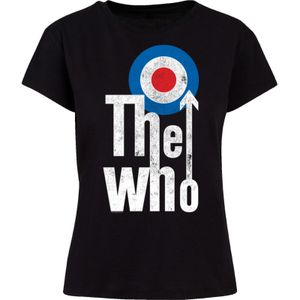 F4NT4STIC Shirt 'The Who'  neonblauw / knalrood / zwart / wit