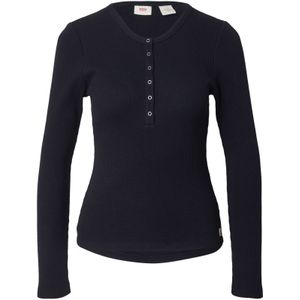 Levi's - Dry Goods 003PY-0001 - T-shirt - Zwart - Katoen - Lange Mouwen