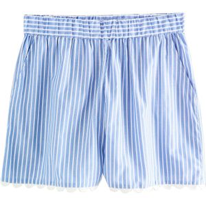 Next Broek  hemelsblauw / wit