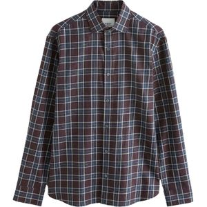 Next Overhemd  marine / bourgogne / zwart / wit