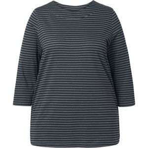 Ulla Popken Shirt  grafiet / zwart