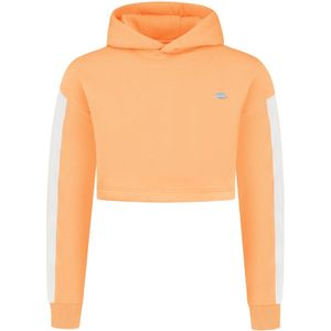 Smilodox Sweatshirt 'Amaya'  lichtoranje / zilver / wit