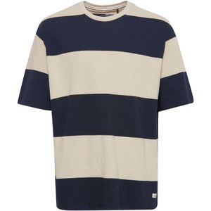 BLEND Shirt  crème / nachtblauw