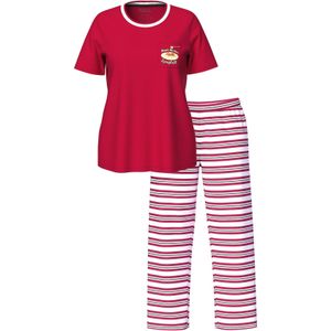 Ulla Popken Pyjama  gemengde kleuren / rood / zwart / wit