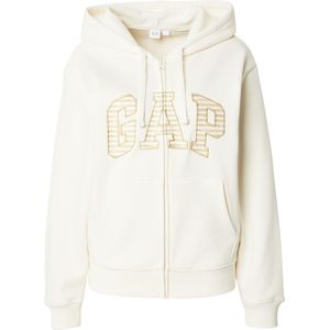 GAP Sweatvest 'HERITAGE'  goud / wit