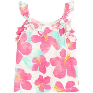 Cool Club Top  aqua / geel / pitaja roze / wolwit