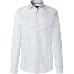 Hackett London Overhemd  navy / cognac / wit