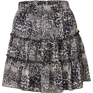 KOROSHI Rok  ecru / grijs / zwart