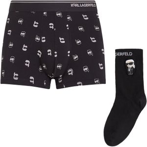 Karl Lagerfeld Boxershorts  zwart / wit