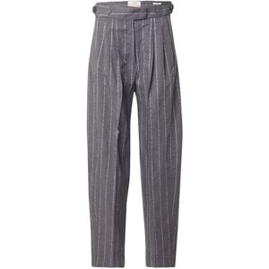SCOTCH & SODA Bandplooibroek 'QUINN'  grijs / wit