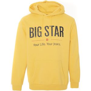BIG STAR Sweatshirt 'Ashlyno'  geel / zwart