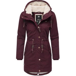 Ragwear Winterparka 'Canny'  rood / wijnrood