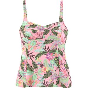 Look - Floral Bikinitop - Rosé - Polyamide