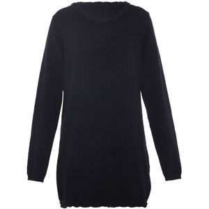 faina Gebreide jurk  zwart