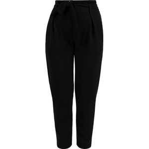 faina Bandplooibroek  zwart