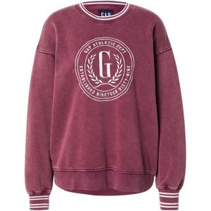 GAP Sweatshirt  roodviolet / wit