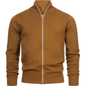 Kronstadt Gebreid vest 'Carlo'  karamel