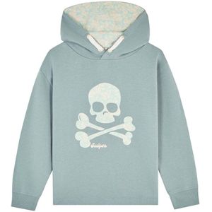 Scalpers Sweatshirt 'Jungle'  mintgroen / wit