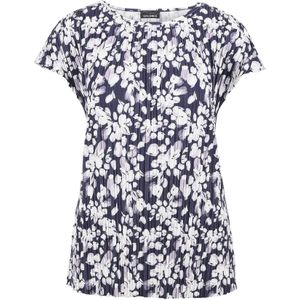 Goldner Shirt  marine / lila / wit