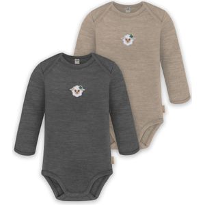 normani Rompertje/body 'Auckland'  beige / antraciet