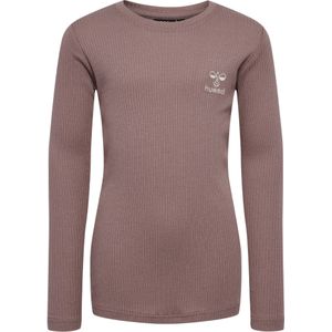 Hummel Shirt  mokka / grijs