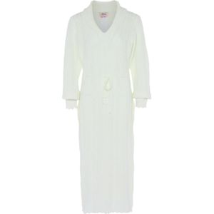 aleva Gebreide jurk  wolwit